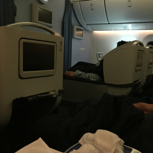 Cradle Style Business Class on ANA 787