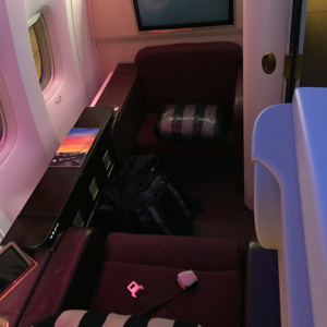 Etihad Suite Class (Jet Airways Plane)