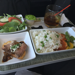 AA First Class Dinner