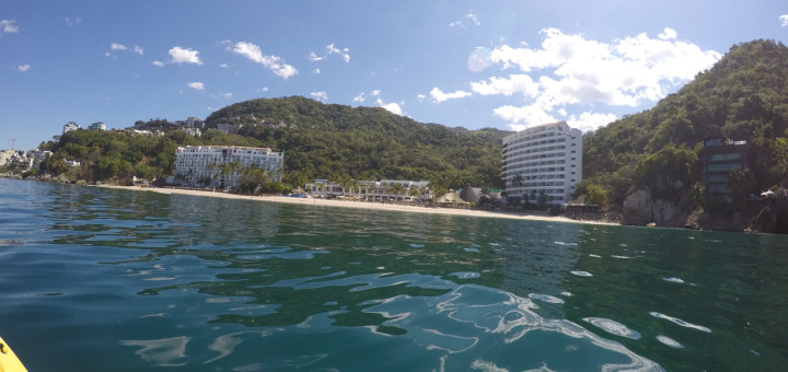 GoPro - View of Hyatt Ziva Puerto Vallarta from Kayak