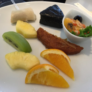 ANA Suite Class Lounge Food