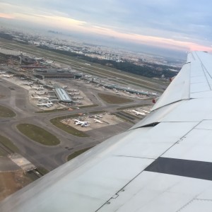 Taking off from SIN to CGK