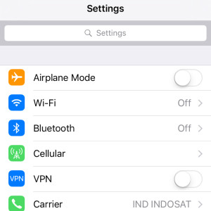 Carrier: IND INDOSAT