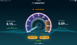 Speedtest on T-Mobile iPad Air 2