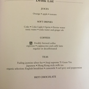 Drink List