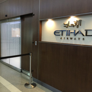 Etihad Lounge IAD Entrance