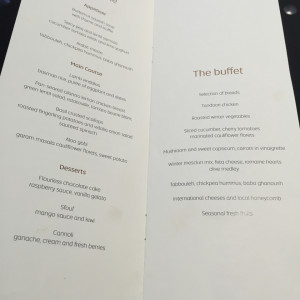 Dinner Menu