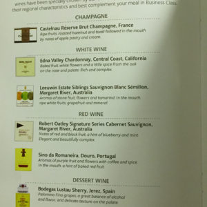 Wine List