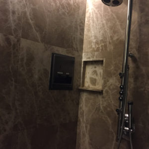 Singapore Airlines First Class Lounge Shower