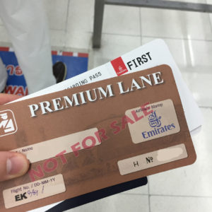 Premium Lane Card @ BKK