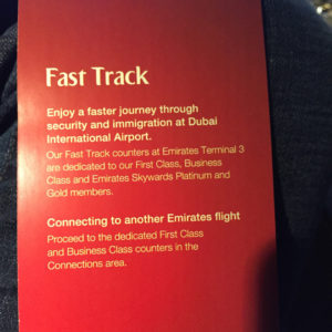 Fast Track for DXB