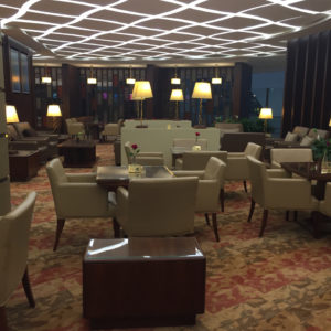 First Class Lounge Seating Area