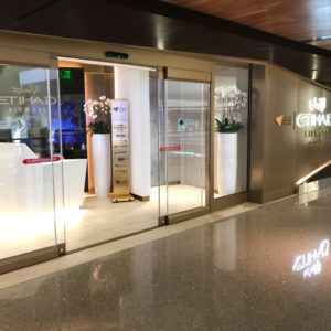 Etihad Lounge LAX Entrance