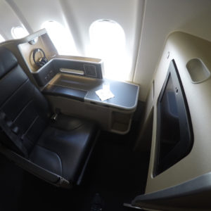 Seat 1A Qantas A330