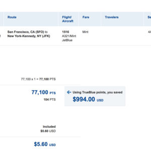 Points Booking