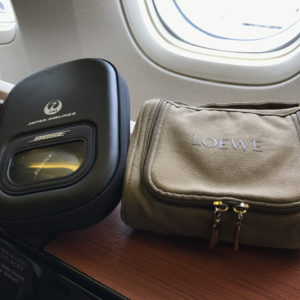 Bose Headphones & Loewe Amenity Kit