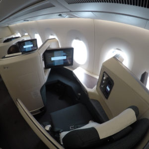 Cathay Pacific A350 Business Class 15K