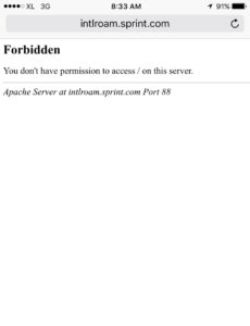 Website Broken
