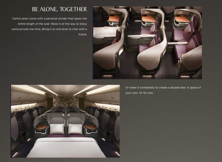 New SQ A380 Business Class