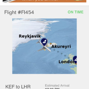 Flight Tracker on iPhone