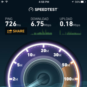 1st Speedtest (Fast!)