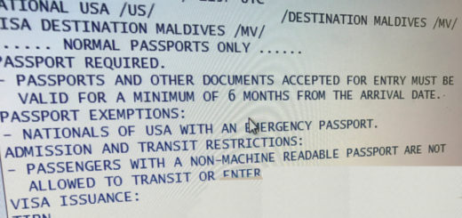 Maldives Entry Requirements