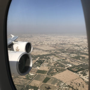 Takeoff from DXB