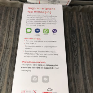 Free Texting via GoGo