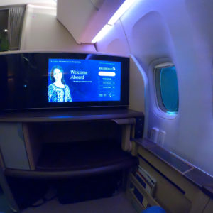 SQ First Class B777-300ER 1F