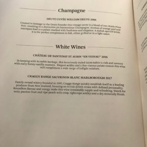 Drink Menu
