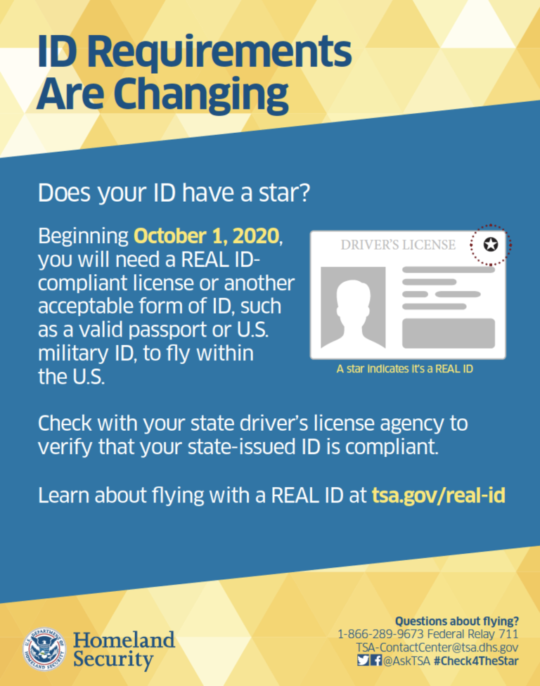 Renewing your ID? Get the REAL ID Palo Will Travel