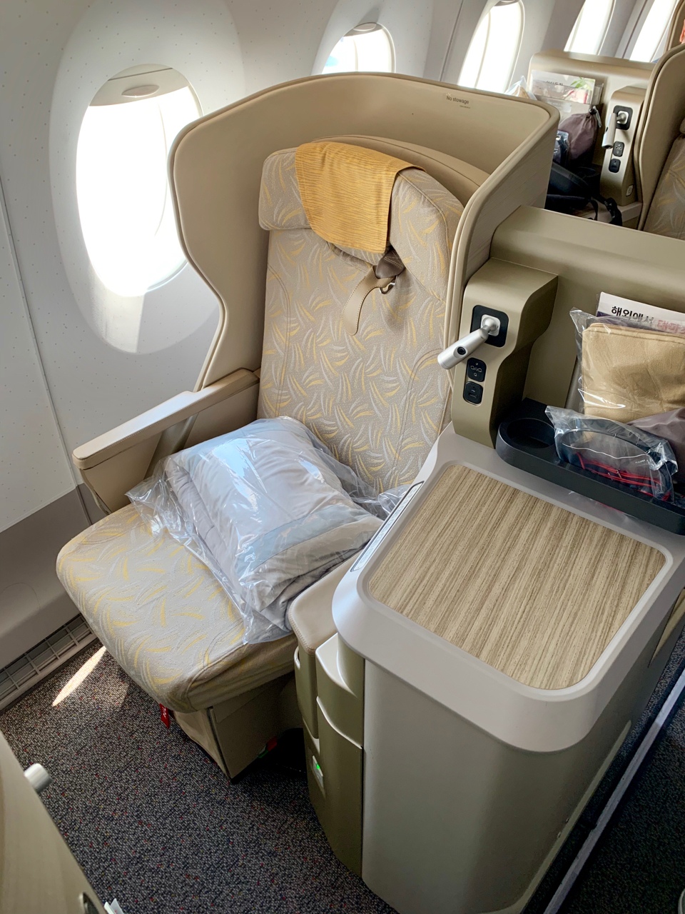 3. Design of Business Class seats may not be to everyone's taste