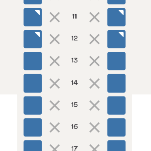 Alaska E175 Seatmap