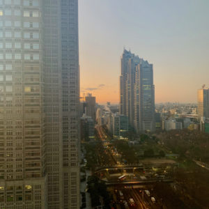 Sunrise from Hyatt Regency Tokyo