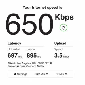 Inflight WiFi Speed Test