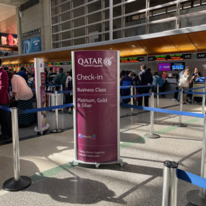 Qatar Airways Check-in LAX