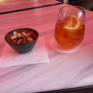 Warm Nuts with an Old Fashioned