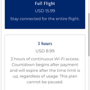 Singapore Airlines WiFi