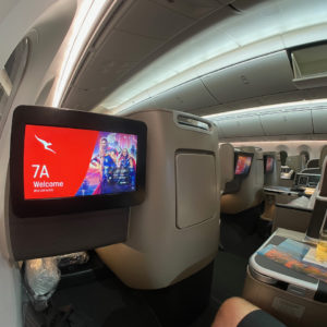 Seat 7A, QF B787-9 Business Class