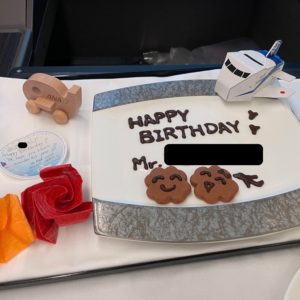 Birthday Celebration @ 40,000ft