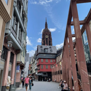 Downtown Frankfurt during Layover