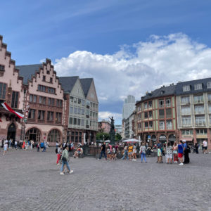 Downtown Frankfurt during Layover