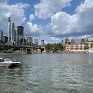 Downtown Frankfurt during Layover