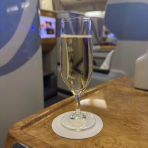 Champagne Pre Departure Beverage