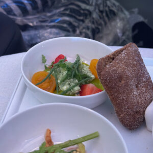 Feta cheese with nettle pesto