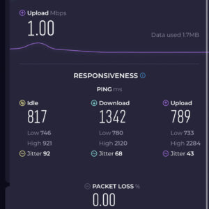 Inflight WiFi Speedtest