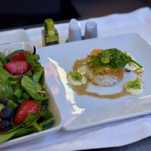 Miso Marinated Sweet Potato Tower