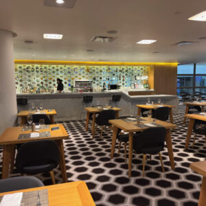 Dining @ Qantas First Class Lounge LAX