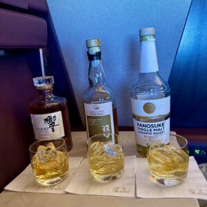 Whisky tasting flight