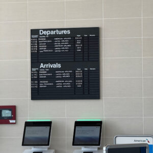 Flight Board @ CLD